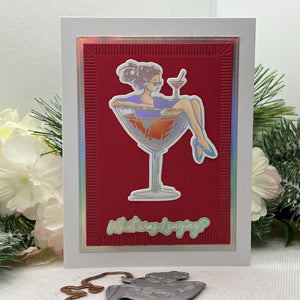Martini Mood BetterPress Plate & Die Set