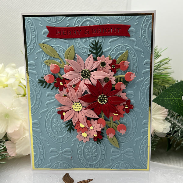 Christmas Cameos 3D Embossing Folder