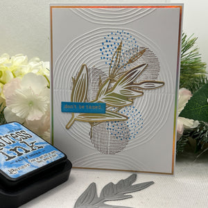 Lined Circles Embossing Folder by Dina Wakley