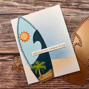 Surfboard Etched Dies by Sandi MacIver