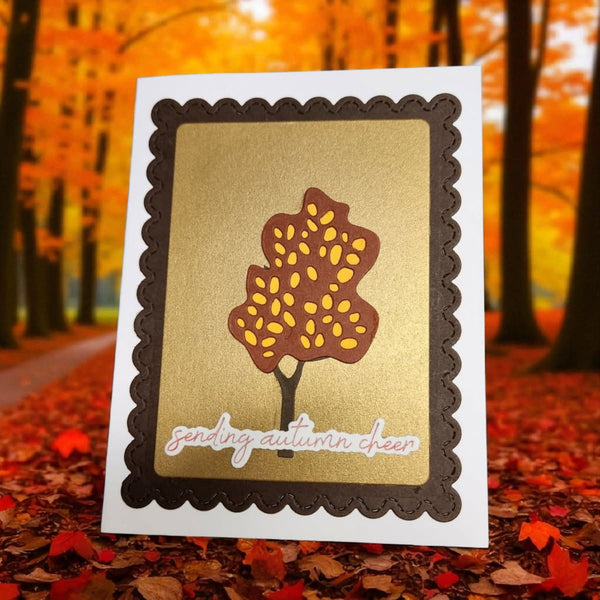 Changing Trees Etched Dies by Kelly Bangs