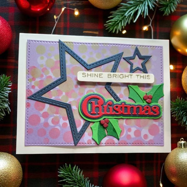 Essential Stars Etched Dies by Lisa Horton