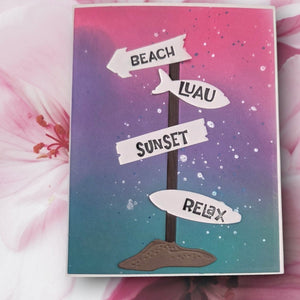 This Way to Rainbows - Clear Stamp & Die of the Month