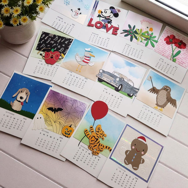 DIY 2026 Calendar BetterPress Plate