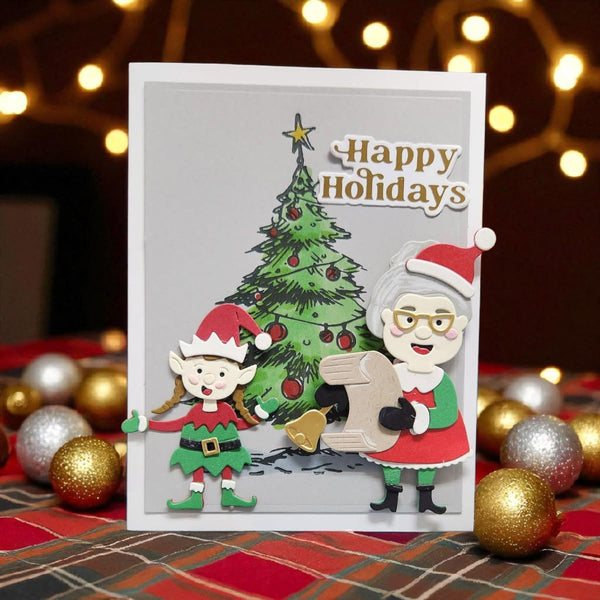 Twinkle Bright Tree Registration BetterPress Plates
