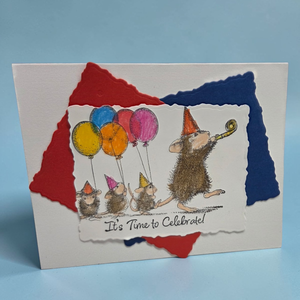 House- Mouse Party Parade Cling Stamp Set