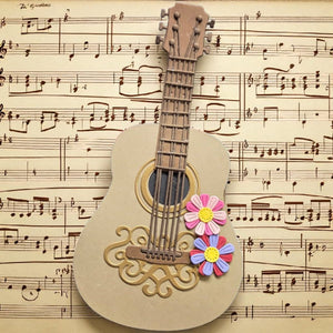 Majestic Guitar Box Side Panels Etched Dies by Bibi Cameron