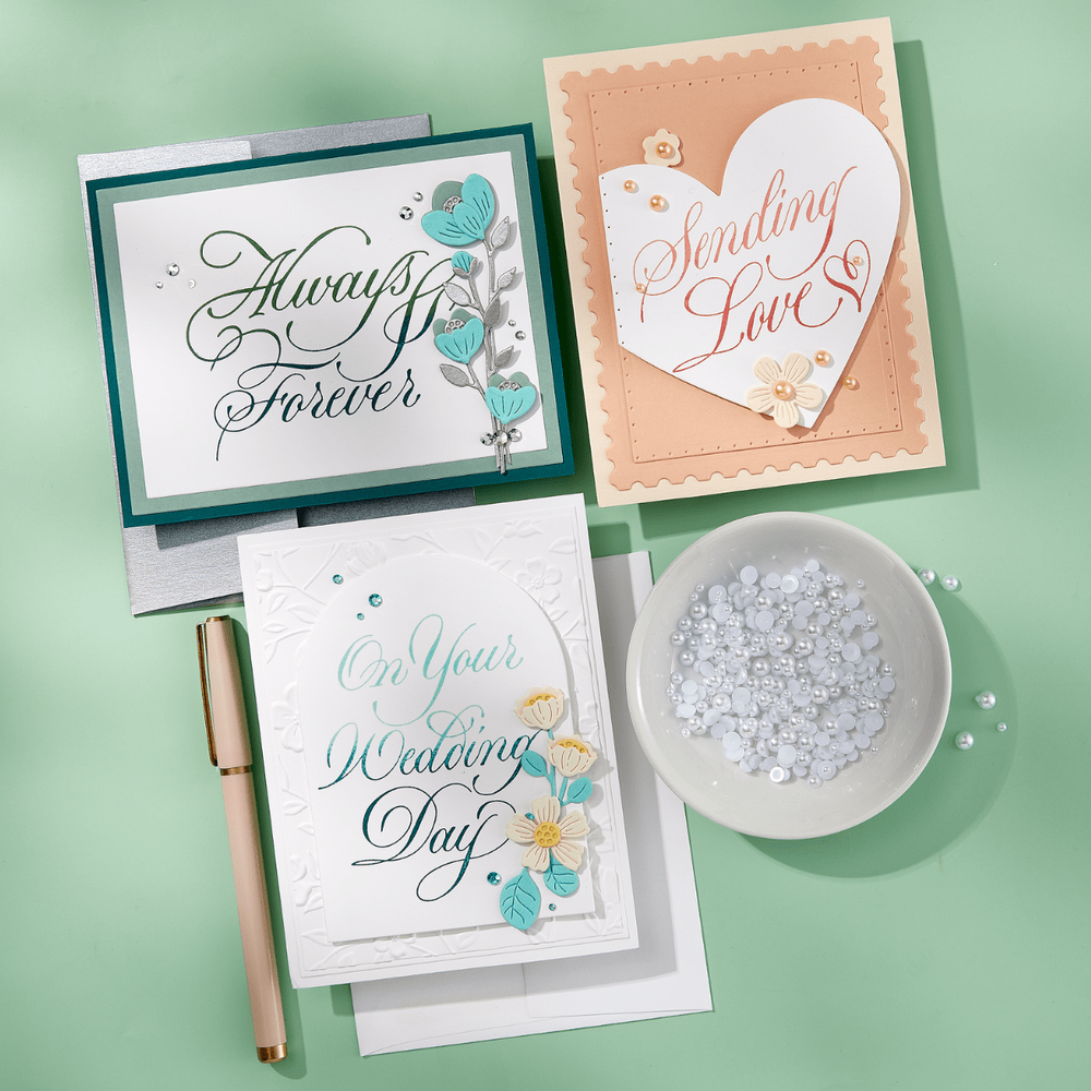Copperplate On Your Wedding Day BetterPress Bundle by Paul Antonio