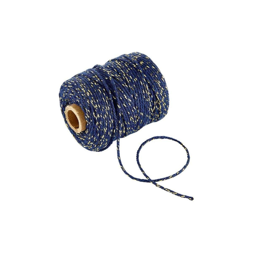 Vivant - Lurex Dark Blue Cotton Cord - 54 yards