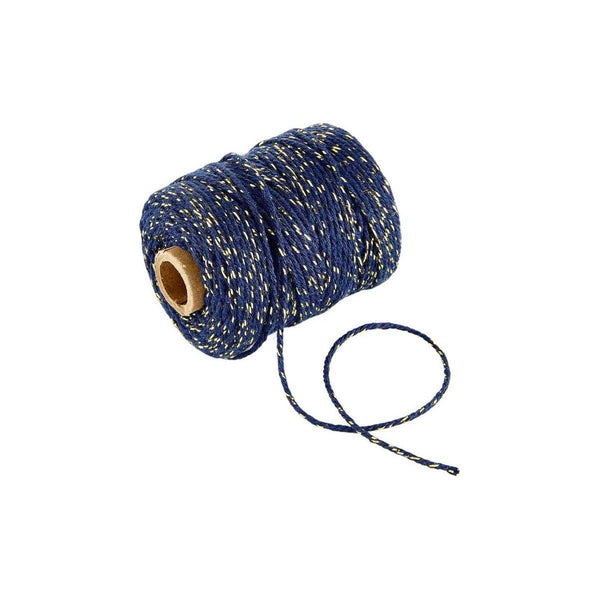 Vivant - Lurex Dark Blue Cotton Cord - 54 yards