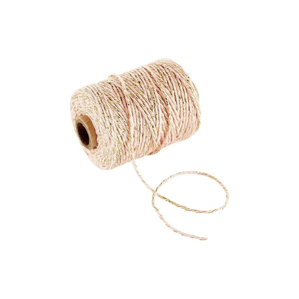 Vivant - Lurex Marble Rose Cotton Cord - 54 yards