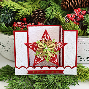 Barn Star Wreath Etched Dies by Annie Williams