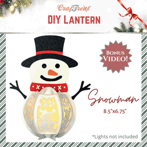 DIY Paper Lanterns - Snowman
