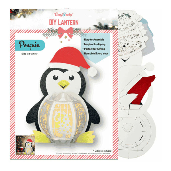 DIY Paper Lanterns - Penguin