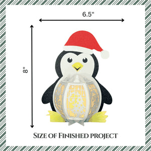 DIY Paper Lanterns - Penguin