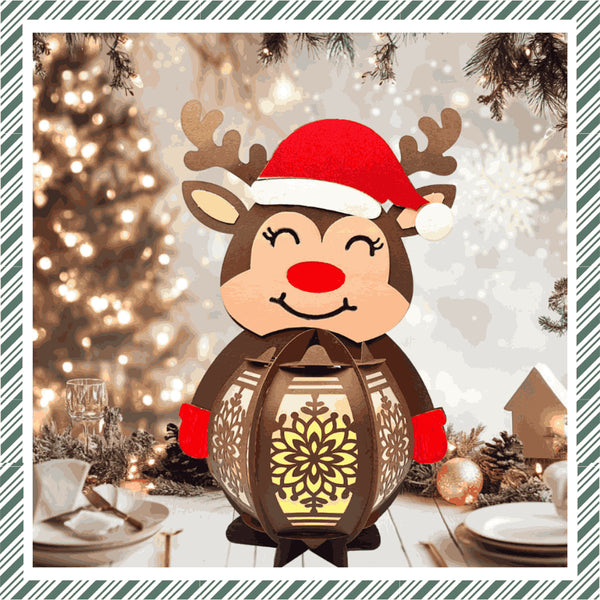 DIY Paper Lanterns - Reindeer