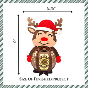 DIY Paper Lanterns - Reindeer