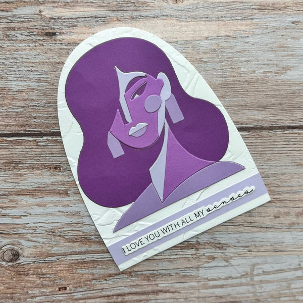 All My Senses Sentiments Press + Foil Plate & Die Set by Jaycee Gaspar