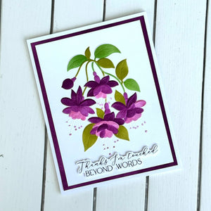 Magical Fuchsia 3D Embossing Folder by Alex Syberia Designs