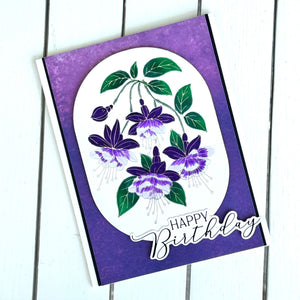 Magical Fuchsia Press + Foil Plate & Die Set by Alex Syberia Designs