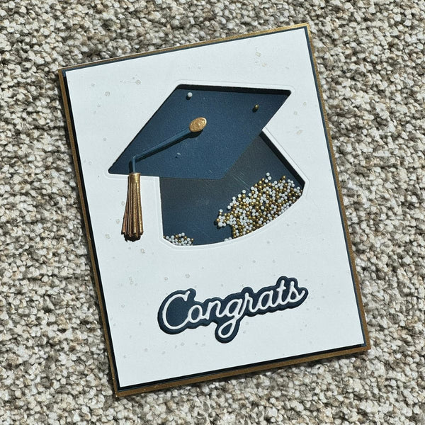 Layered Congrats Etched Dies