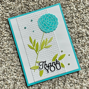 Layered Thank You Etched Dies
