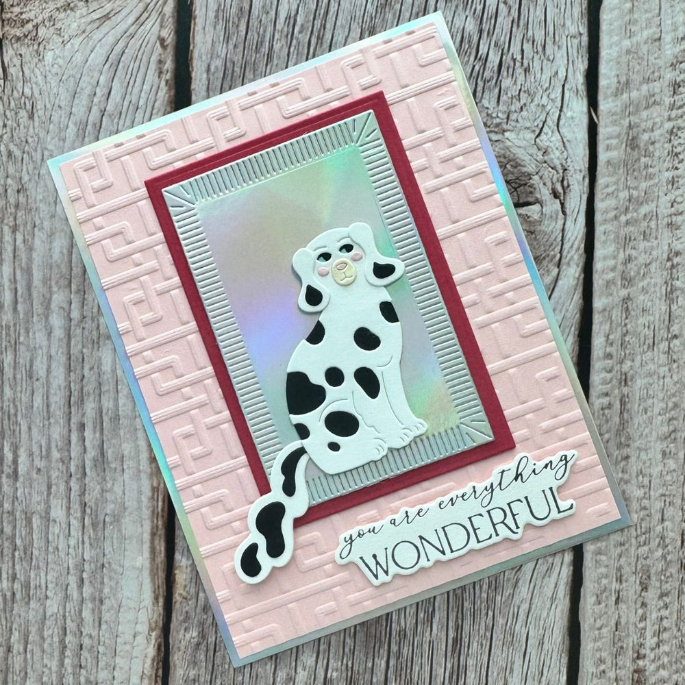 Regal Lattice 3D Embossing Folder