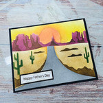 Highway Horizons-Desert Layered Stencils by Mindy Eggen