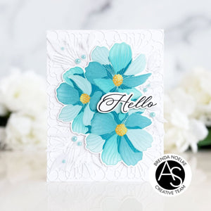 Minimalist Flowers Press Plate & Die Set by Alex Syberia Designs