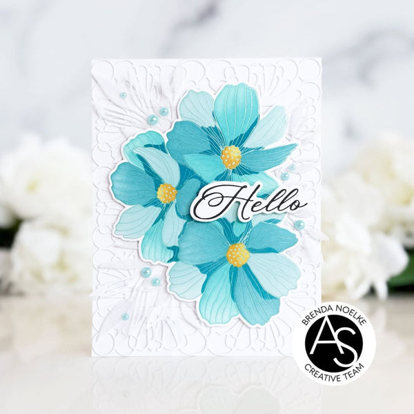 Minimalist Flowers Press Plate & Die Set by Alex Syberia Designs