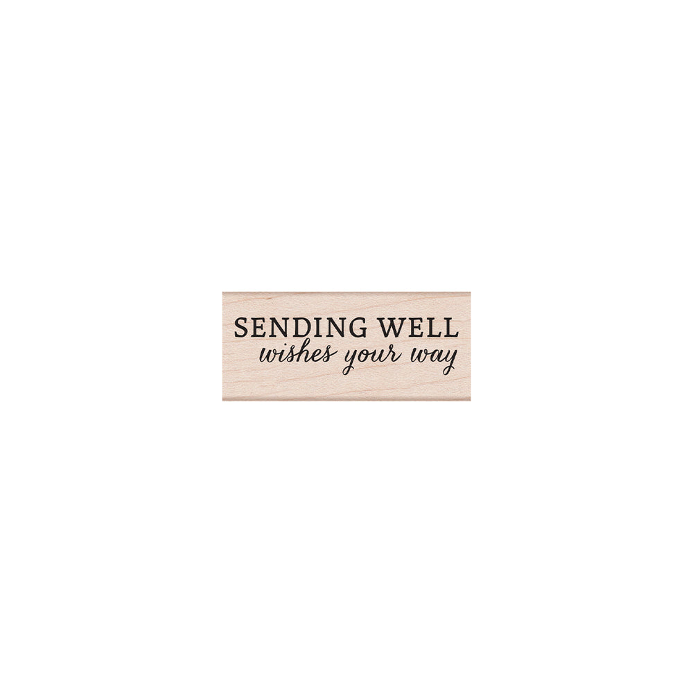Well Wishes Woodblock Stamp