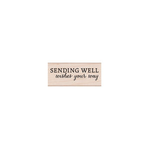 Well Wishes Woodblock Stamp