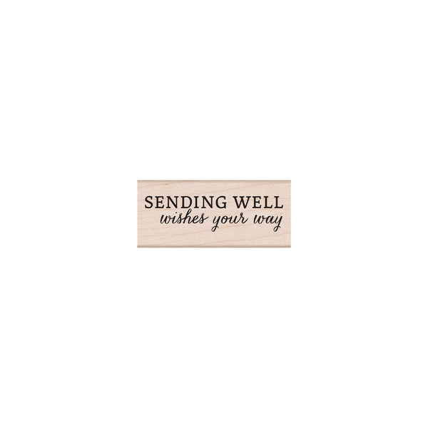Well Wishes Woodblock Stamp