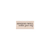 Well Wishes Woodblock Stamp