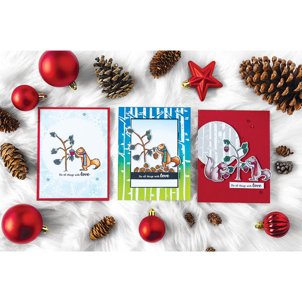 Christmas Squirrels Stamp & Die Set