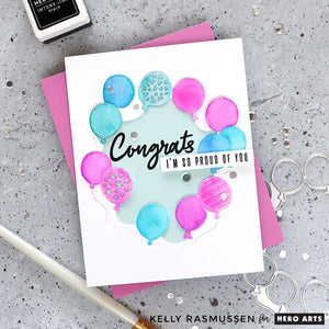 Congrats Happy Stamp & Cut Set