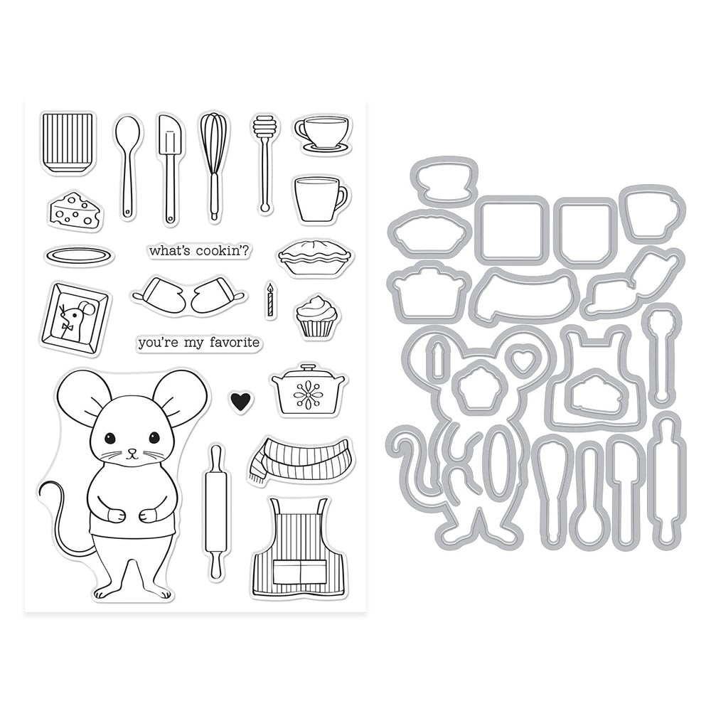 Hero Arts What's Cookin'?  Stamp & Cut Set