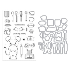 Hero Arts What's Cookin'?  Stamp & Cut Set