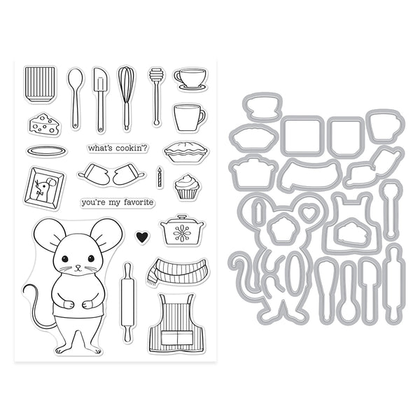 Hero Arts What's Cookin'?  Stamp & Cut Set