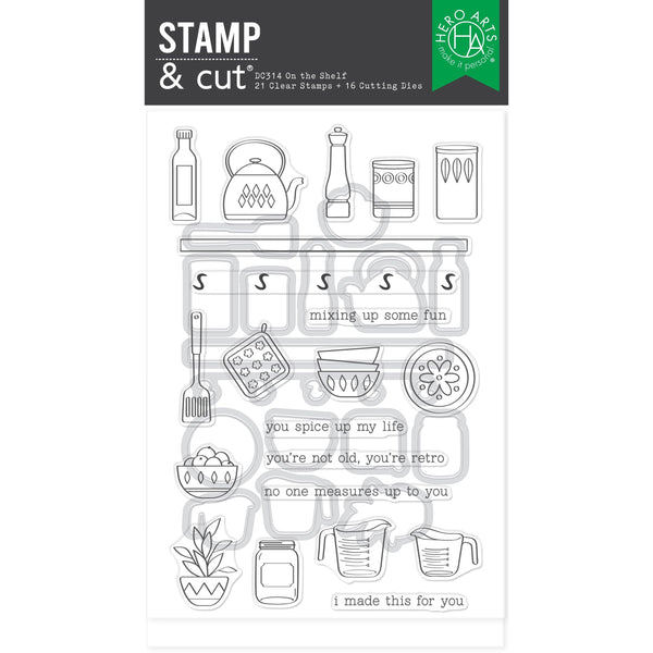 Hero Arts On the Shelf Stamp & Cut