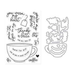 Hero Arts Coffee or Tea Stamp & Cut