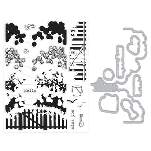 Coastal Blooms HeroScape Stamp & Cut