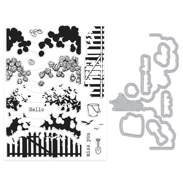 Coastal Blooms HeroScape Stamp & Cut