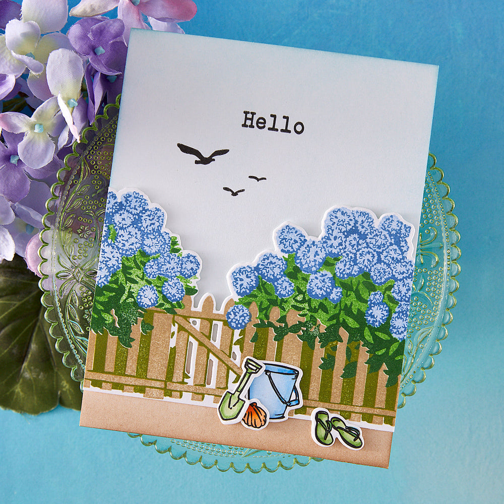Coastal Blooms HeroScape Clear Stamp Set