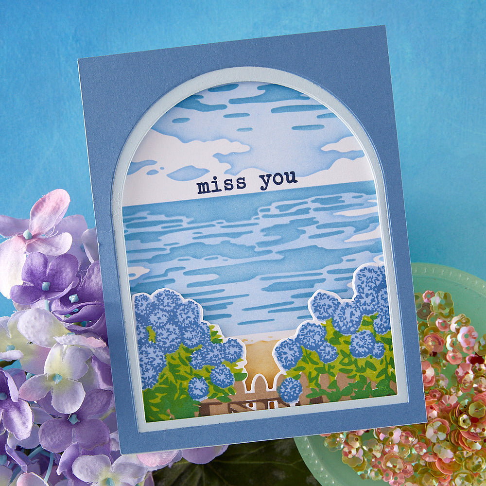 Coastal Blooms HeroScape Clear Stamp Set