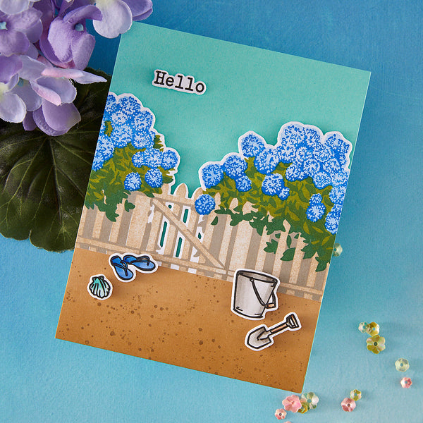 Coastal Blooms HeroScape Stamp & Cut