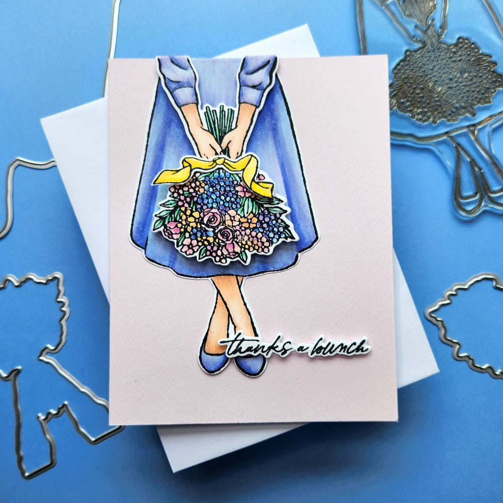 Summer Bouquet Stamp & Cut