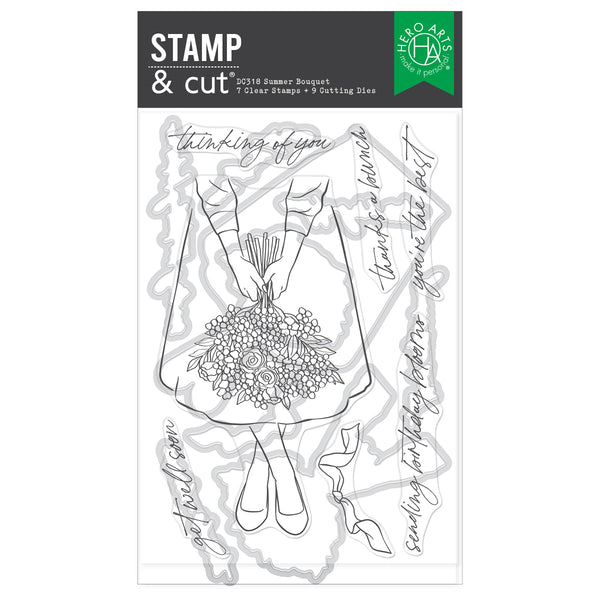 Summer Bouquet Stamp & Cut