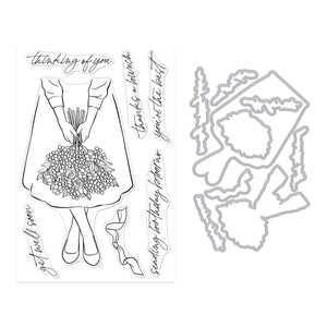 Summer Bouquet Stamp & Cut