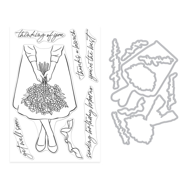 Summer Bouquet Stamp & Cut
